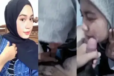 Hijab Cantik Sepong Kontol Jumbo, Crot di Muka Full yang Tidak Disangka-sangka